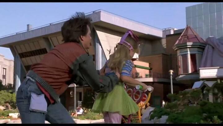 Volver al Futuro II | Escena del skateboard flotante
