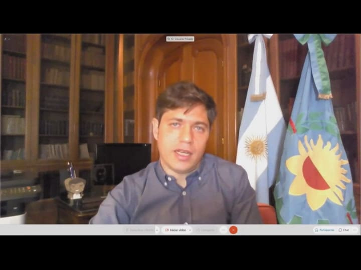Axel Kicillof en el anuncio de la nueva etapa del ASPO y DSPO en la Provincia