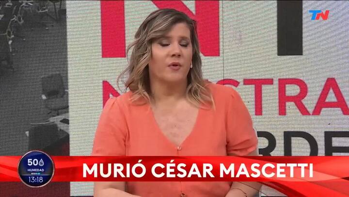 El dolor de Dominique Metzger al dar la noticia de la muerte de César Mascetti