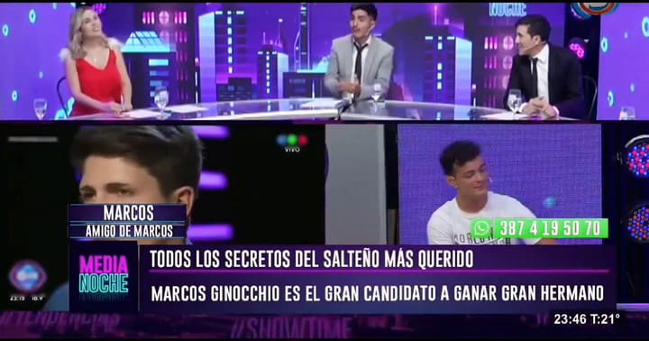 José, padre de Marcos, habló de la relación de su hijo con Julieta