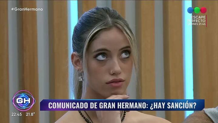 Denisse fue sancionada por Gran Hermano