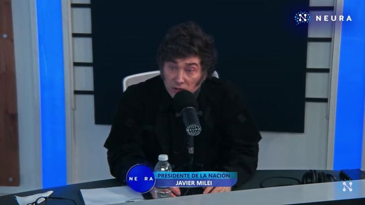 Milei sobre los sueldos del Senado