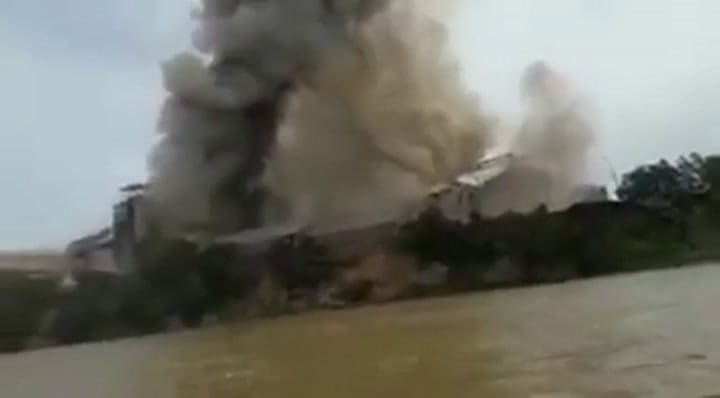 Incendio en una planta cerealera en Santa Fe