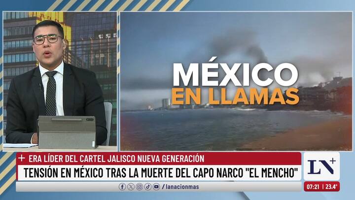 Escalada narco tras la muerte de "El mencho": reportan ataques coordinados en varios estados de Mexico