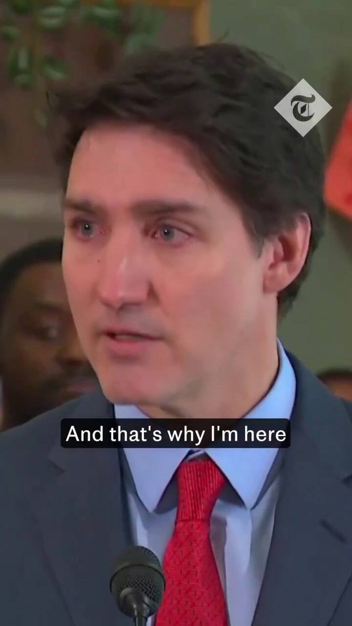 La reacción de Trudeau tras una llamada telefónica con Trump