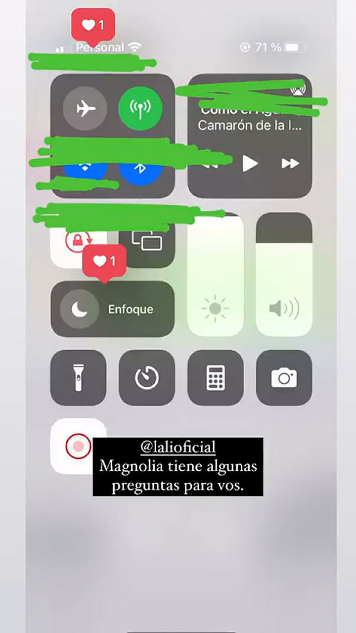 El pedido de Magnolia a Lali Espósito