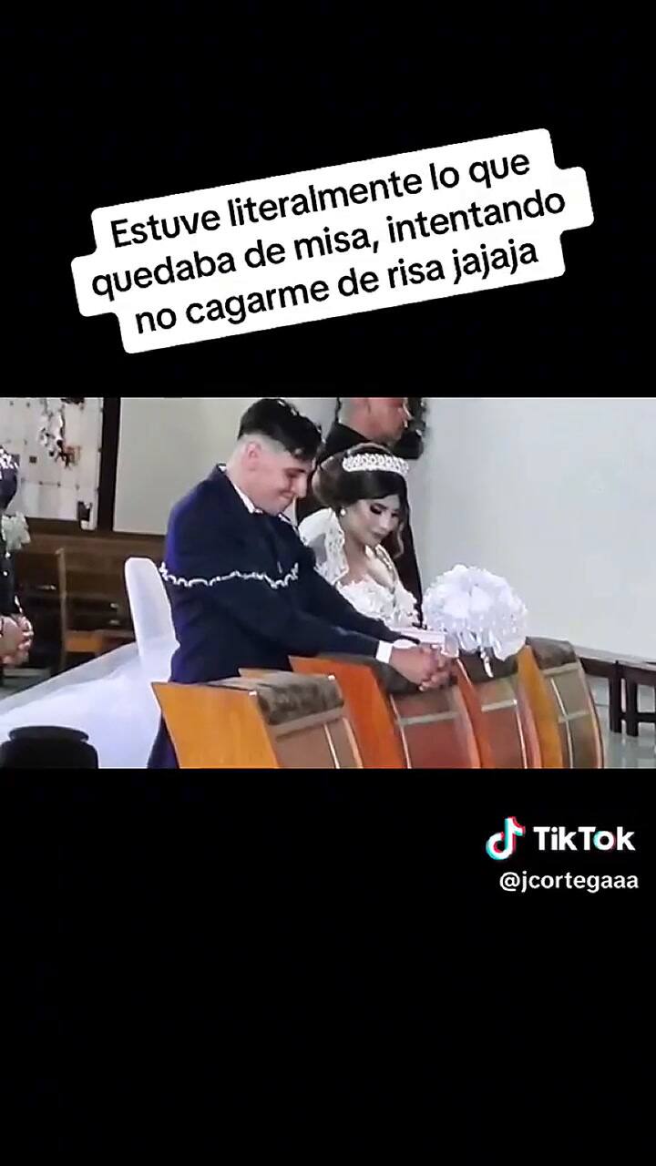 Protagonizó un blooper en un casamiento y el video se convirtió en viral