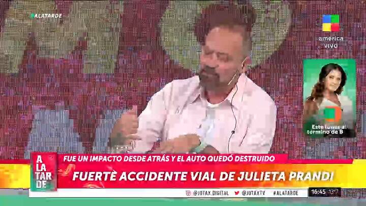 En A la Tarde (America) dieron detalles del accidente de Julieta Prandi