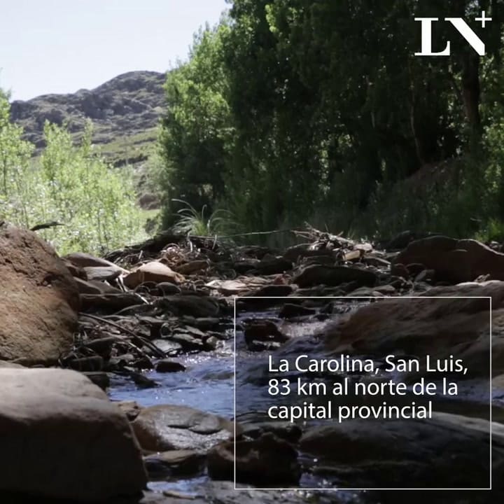 Mina de oro en el cerro Tomolasta, La Carolina, San Luis