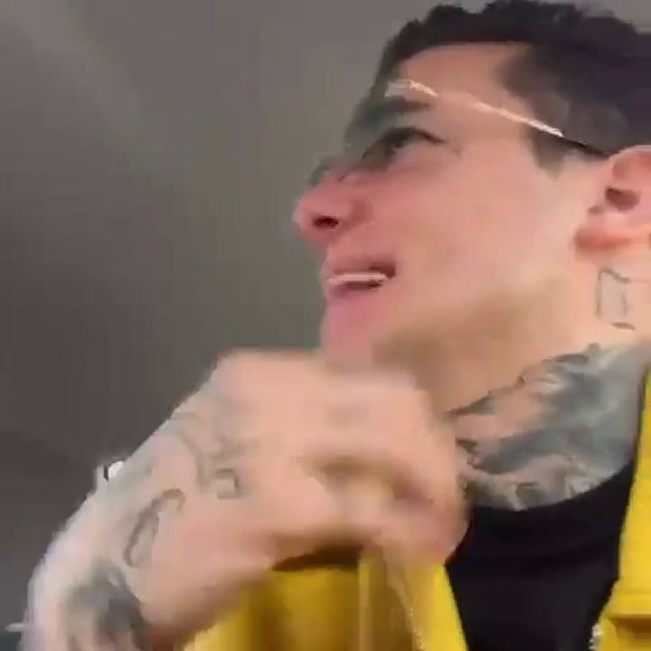 Álex Caniggia criticó la música de L-Gante en su Instagram.