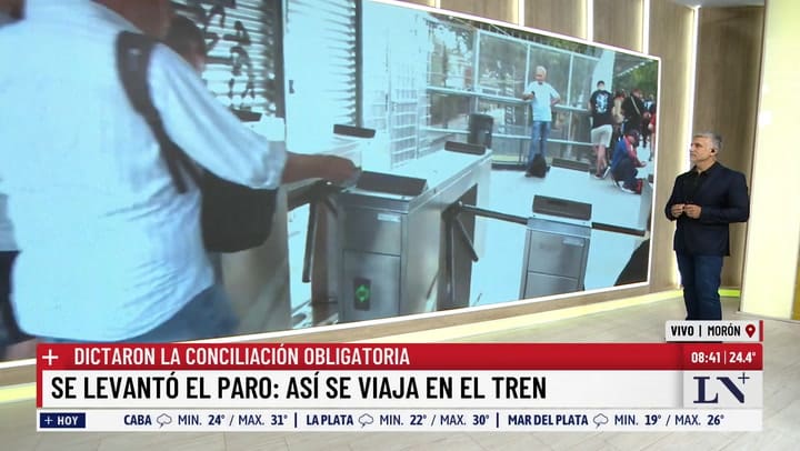 Se levanto el paro: asi se viaja en tren