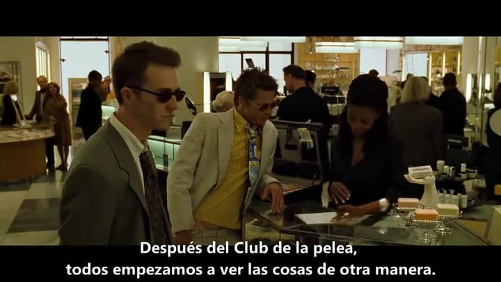 El club de la pelea se estrenó en 1999 de la mano de David Fincher