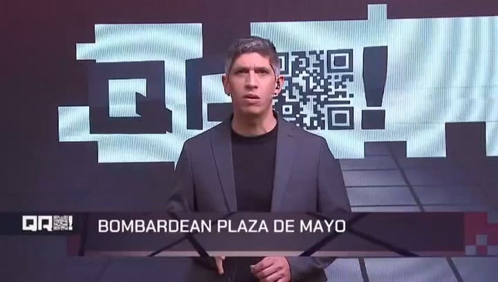 El video fake del kirchnerismo con bombardeos en Plaza de Mayo