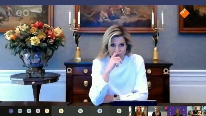 La reacción de la reina Máxima al escuchar una frase inapropiada en una conferencia