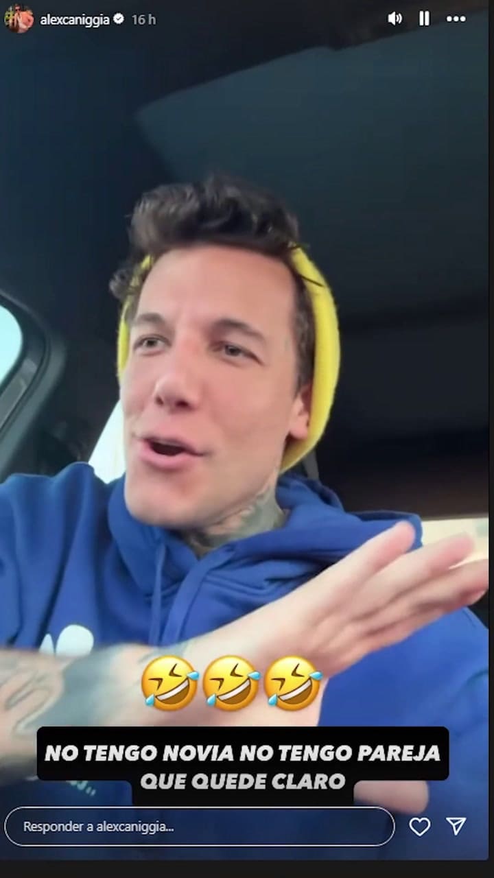 Alex Caniggia desmintió los rumores de romance con Ivana Capalbi