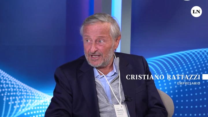 Cristiano Rattazzi: “En la Argentina hay una sensación de híper en la calle”