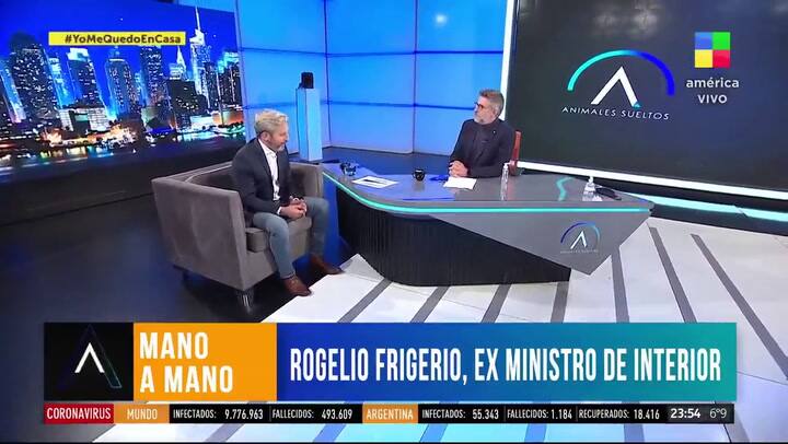 Coronavirus. Rogelio Frigerio: 'Creo que después de 100 días hace falta una hoja de ruta' - Fuente: