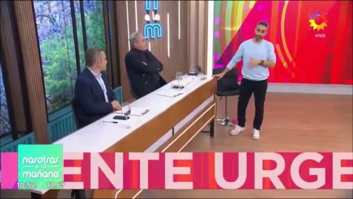 Pepe Cibrian se enojo en vivo