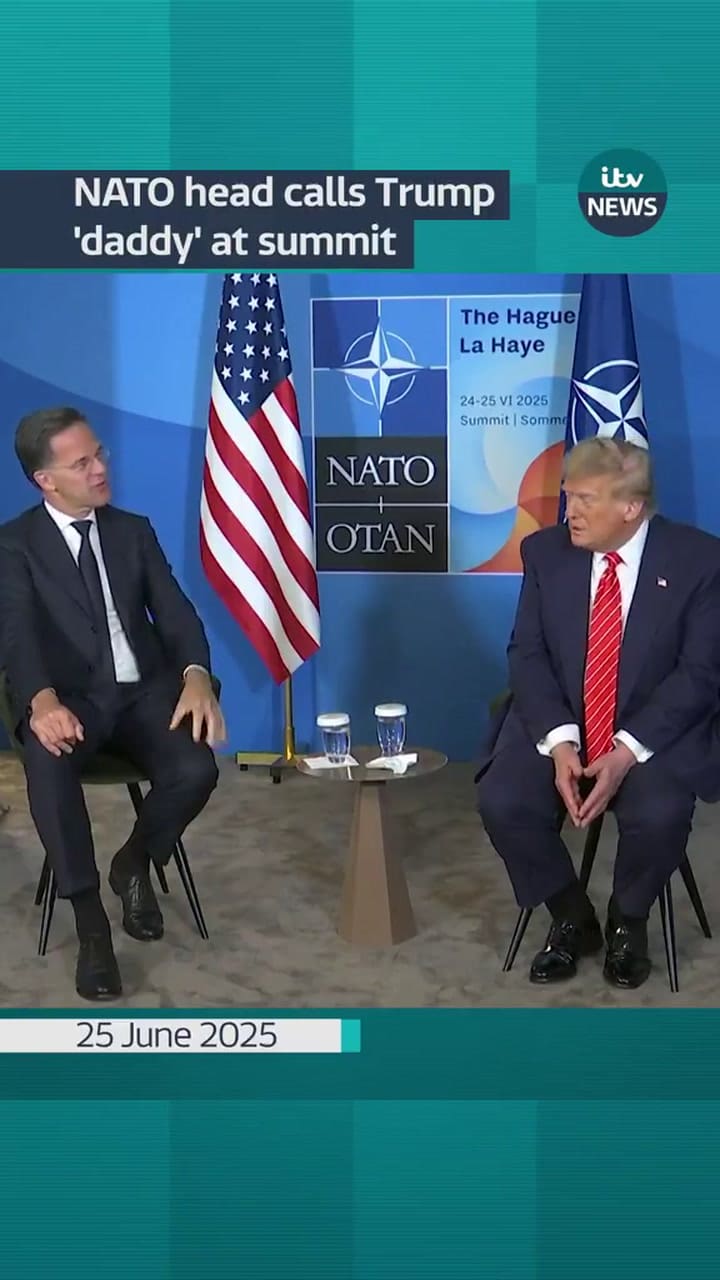 El extraño apodo de Rutte a Trump