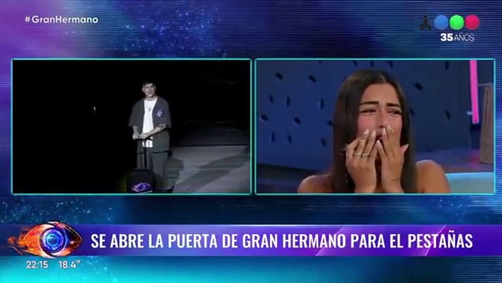 Pestañas, el novio de Luz, ingresó a la casa de Gran Hermano