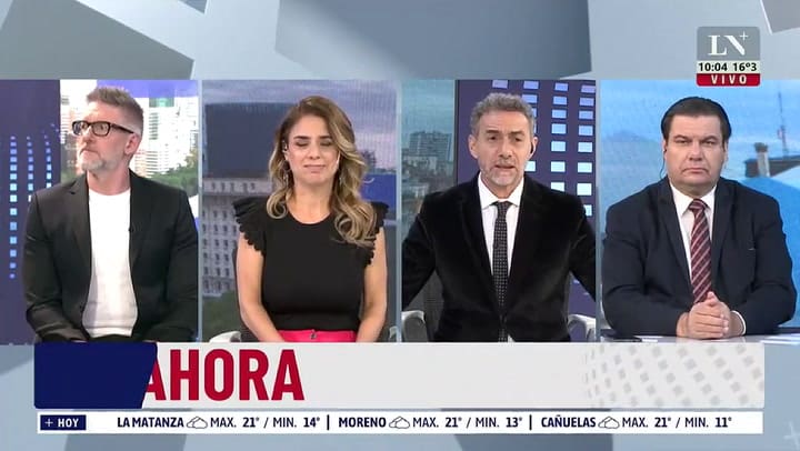 La reacción de Luis Majul al leer el comunicado de La Cámpora
