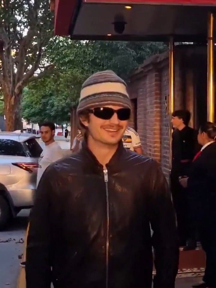 El actor Joe Keery está en Buenos Aires