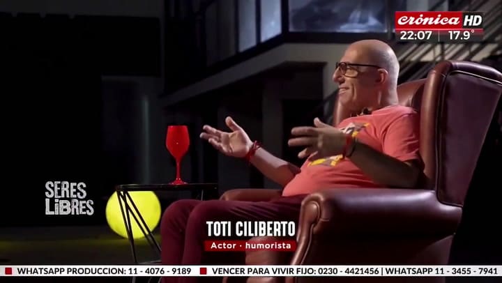 Toti Ciliberto habló de su lucha contra las drogas y le agradeció a Tinelli