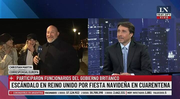 Una fan interrumpió a Christian Martin y luego descubrió que era famosa