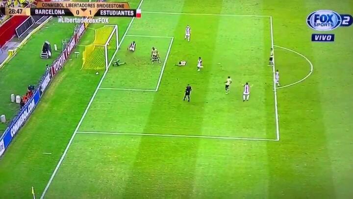 El 1-0 de Estudiantes