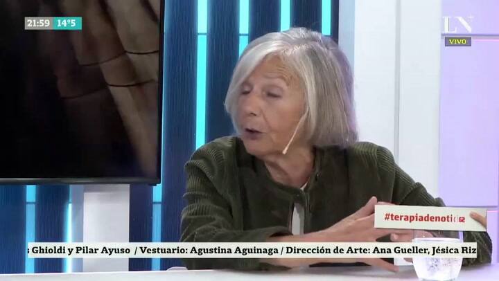 Beatriz Sarlo: 'Votaría a Lavagna'