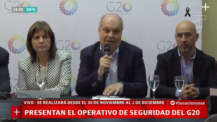 Lombardi, Bullrich y Dietrich dieron detalles del operativo por el G20