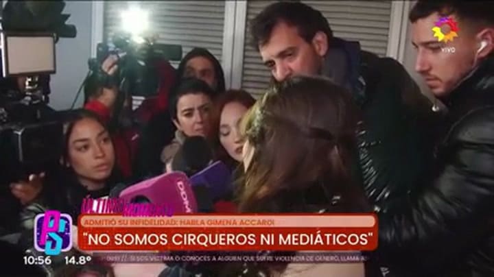 La reacción de Gime Accardi ante la incómoda pregunta que le hizo un periodista