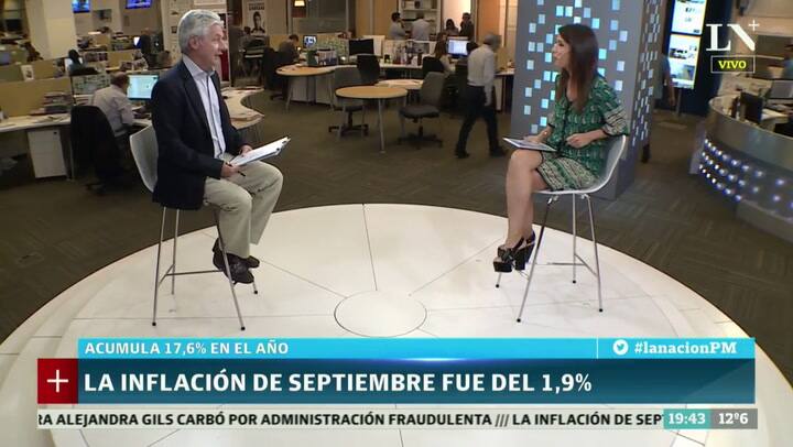 La inflación de septiembre fue de 1,9%