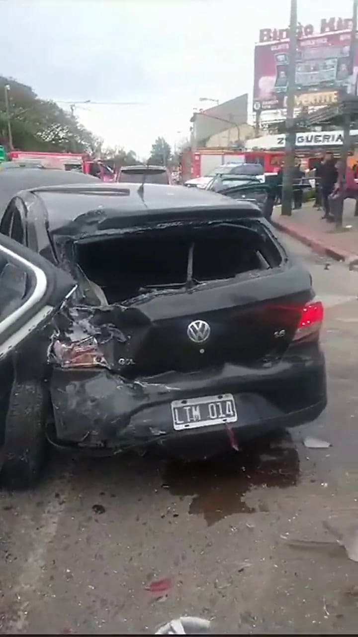 Persecución y choque en San Fernando