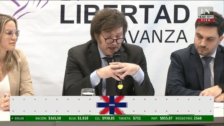 El enojo de Milei con un periodista: "Vos sos un grosero"