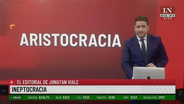 Ineptocracia. El editorial de Jonatan Viale.