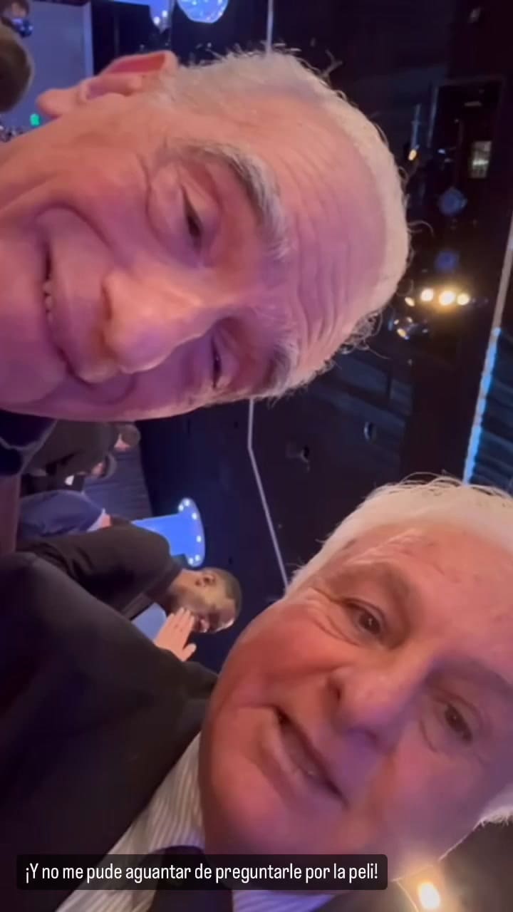 Martin Scorsese junto a Roberto Canessa en Los Ángeles