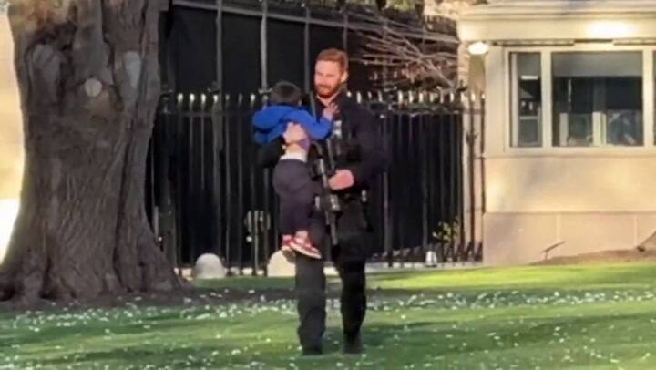 Un niño fue atrapado por el Servicio Secreto de EE.UU.