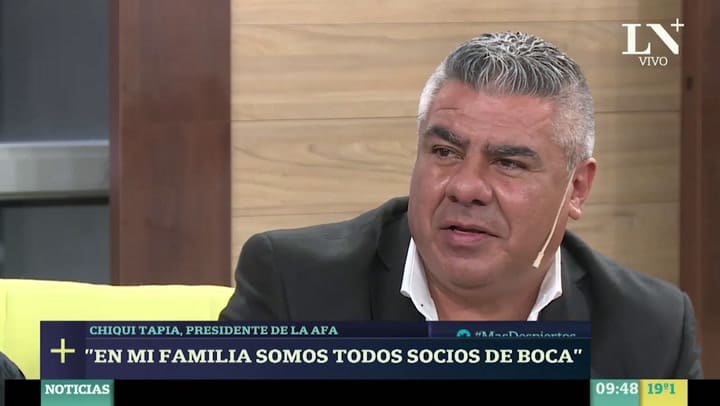 Chiqui Tapia sobre la normalización fútbol y Macri