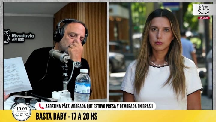 Agostina Páez sobre la denuncia de su exnovio