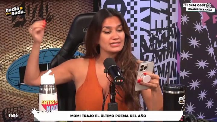 Momi Giardina destrozó a Nacho Elizalde por su salida de Luzu Tv