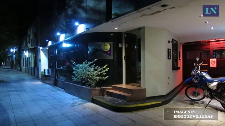 Allanamiento del Hotel Alojamiento Bahía del Sol en Floresta - Crédito: Enrique Villegas