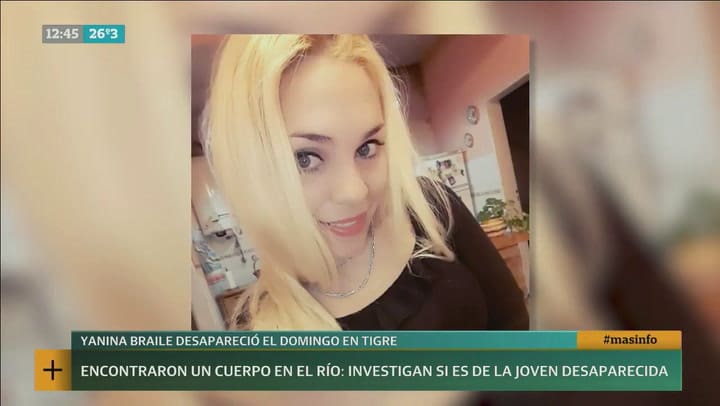 Prefectura confirmó que el cuerpo encontrado es de Yanina Braile