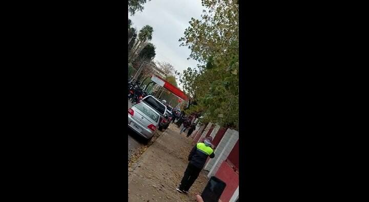 Incidentes entre la barra de Independiente y la Policía