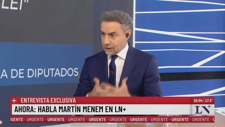 Martín Menem admitió que conoce a los Kovalivker y negó que “Lule” aparezca en un video en una Ferrari
