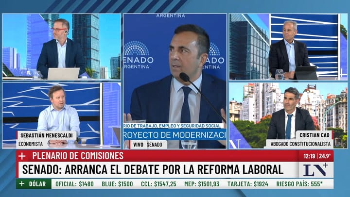 Reforma laboral: las opiniones de Cao y Menescaldi