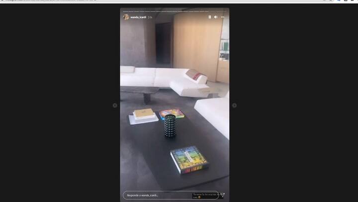 Wanda Nara mostró cómo decoró su casa en Milán