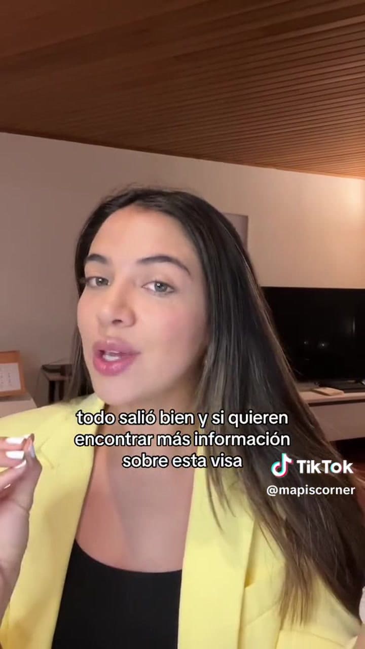 Es colombiana, le negaron la visa de turista, pero consiguió otra y cuenta su proceso