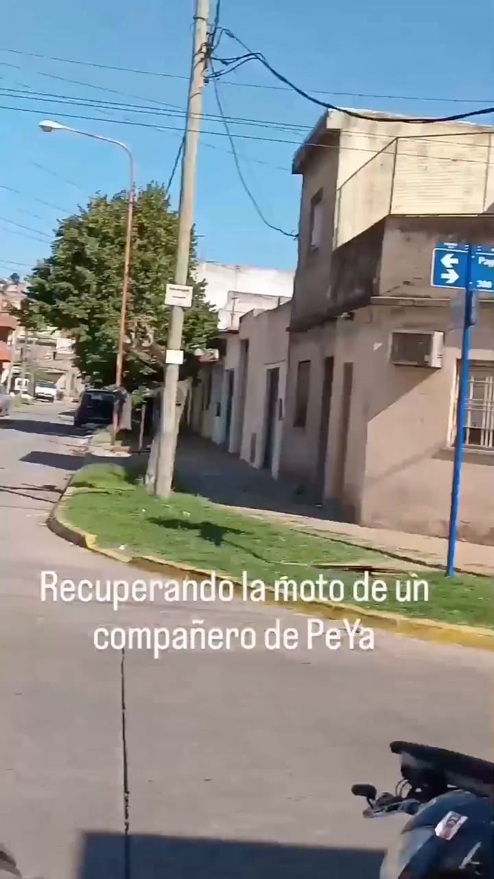 Deliveries recuperaron nuevamente una moto en Las Antenas