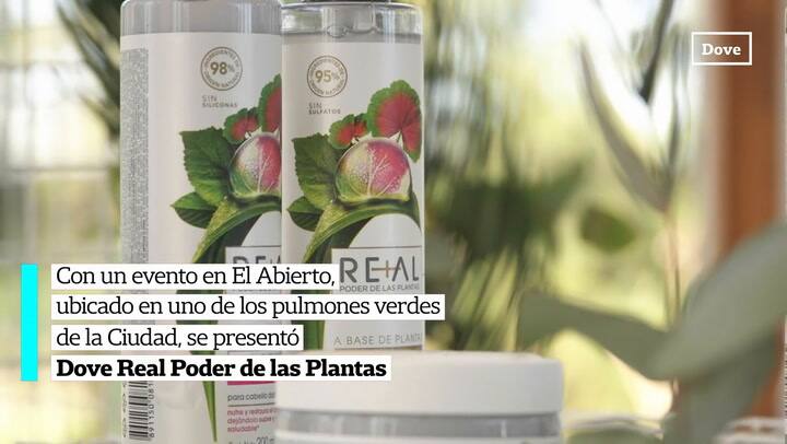 Dove presentó su primera línea capilar formulada a base de plantas